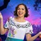 Teen Deluxe Disney Encanto Mirabel Madrigal Costume Printed Dress Bow